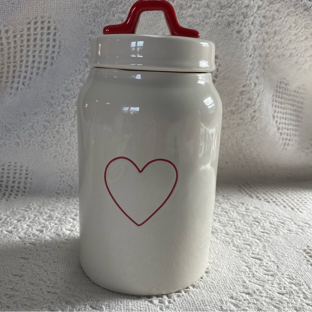 Rae Dunn Heart Canister